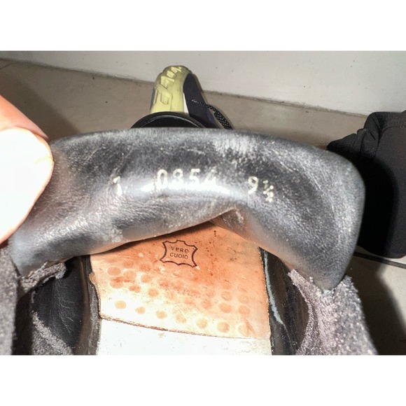 Prada Black leather slide on loafers men black slides US 10.5 - Picture 13 of 14